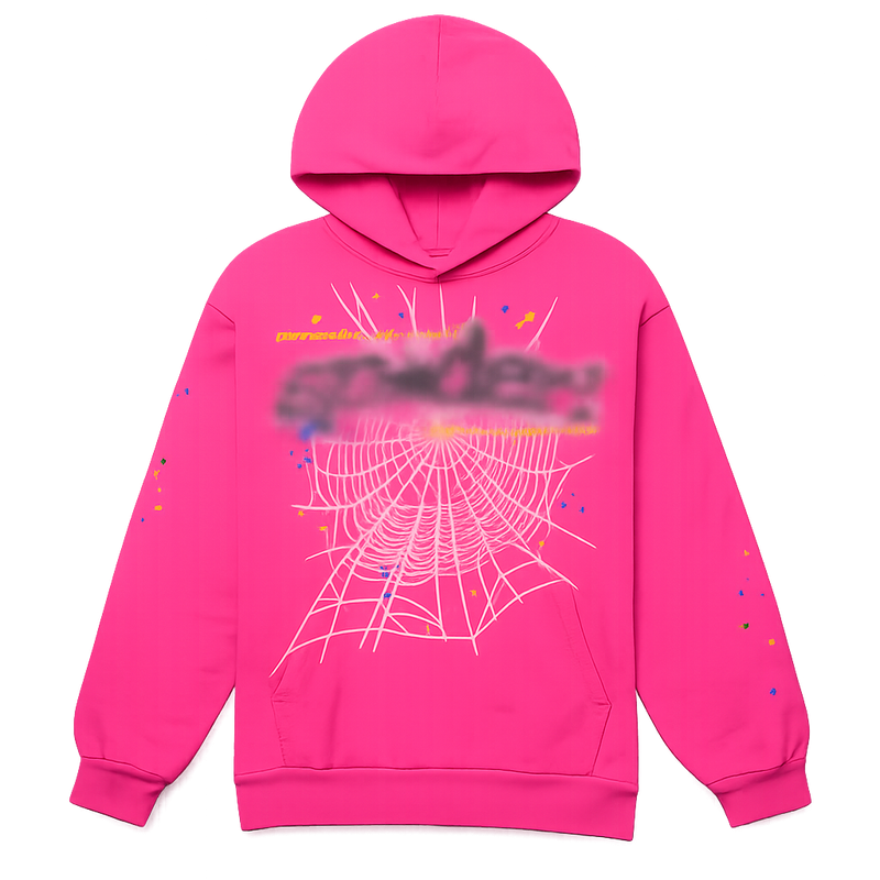 V2 Pink Web Hoodie
