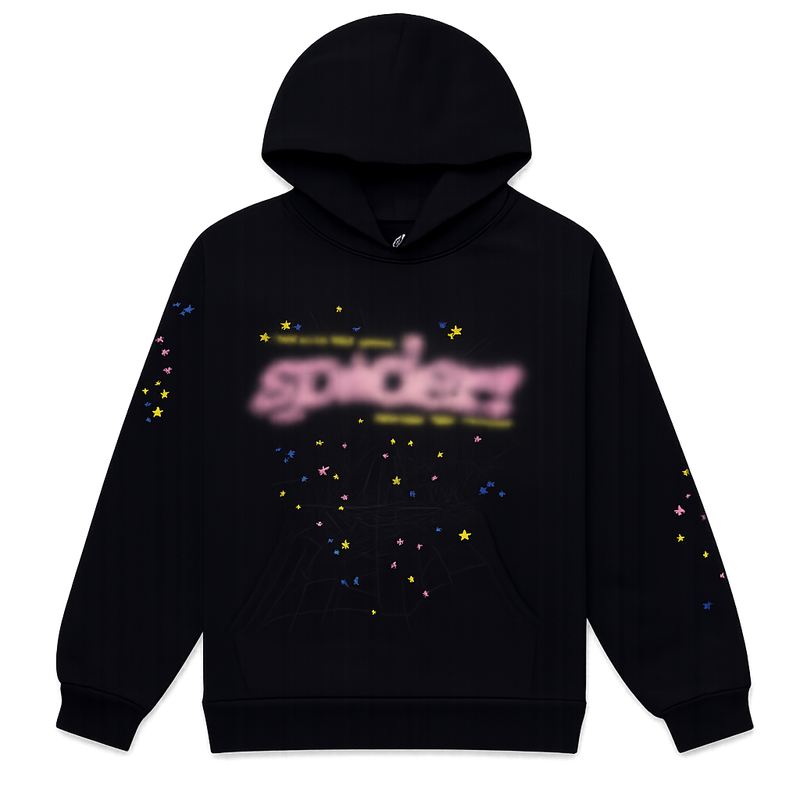 V2 Black Web Hoodie