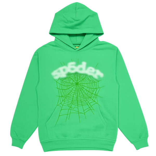 Green Web Hoodie