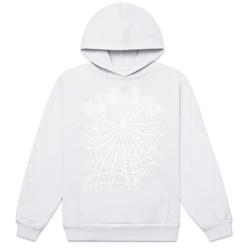 Grey Web Hoodie
